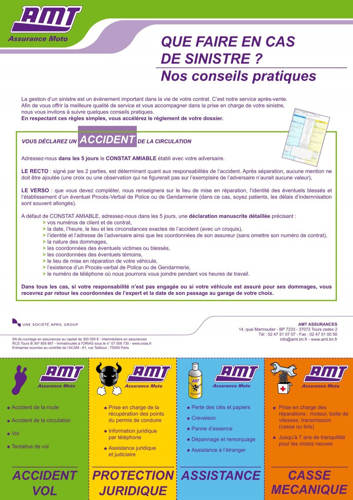 découvrez tout ce que vous devez savoir sur les sinistres de moto : conseils pour le déclarer, les procédures à suivre, et comment obtenir une indemnisation rapide. protégez-vous et votre véhicule en étant bien informé.
