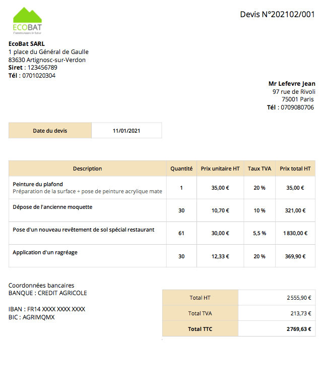 obtenez facilement un devis en ligne grâce à notre plateforme intuitive. comparez les prix, choisissez vos options et recevez vos devis personnalisés en quelques clics. simplifiez vos démarches et prenez des décisions éclairées pour vos projets.